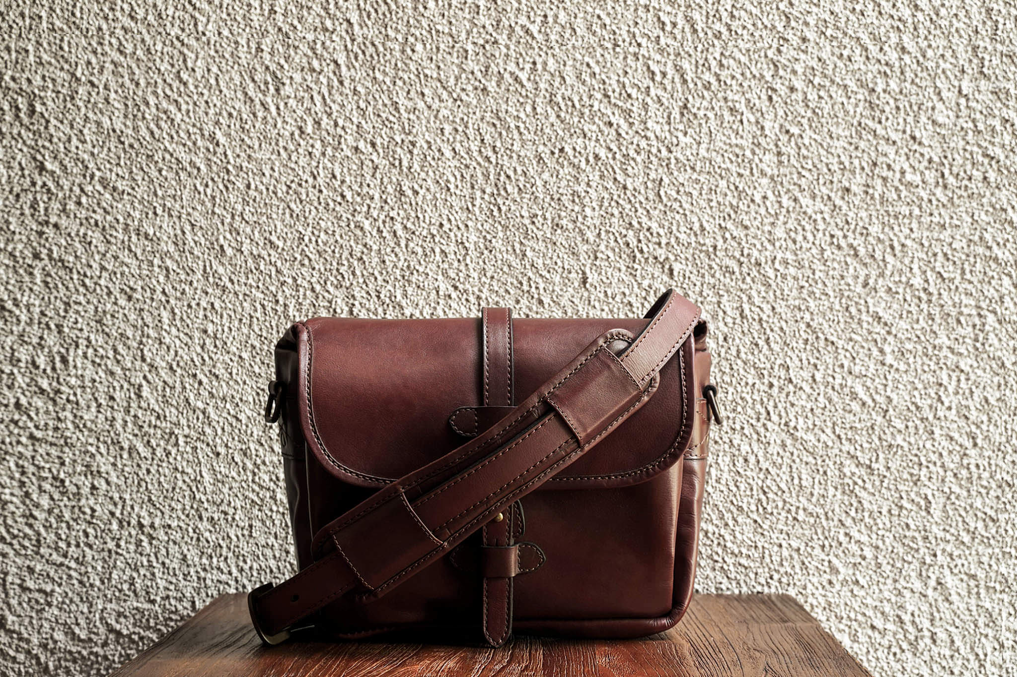 Items Leather Camera Bag